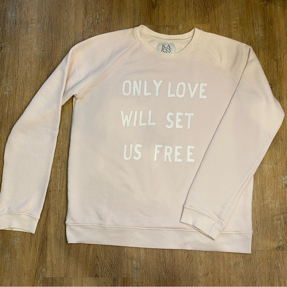 KARSSEN Light Pink Sweatshirt